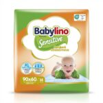 Babylino prostirka za bebe Sensitive 90x60 cm, 14 komada