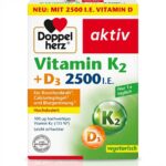 Doppelherz Aktiv Vitamin D3 2500 IJ + K2 100 mcg 30 tableta