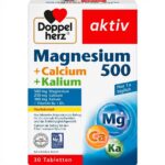 Doppelherz Aktiv Magnesium 500mg + Kalcijum 250mg + Kalijum 300mg + Vitamin B6 i D 30 tableta