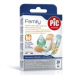 PIC Family antibakterijski flasteri 20 komada