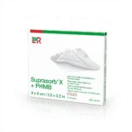 L&R Suprasorb X + PHMB hidrobalansna prekrivka za rane 9 cm x 9 cm 5 komada