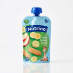 Nutrino voćna kaša jabuka i banana sa keksom 100g