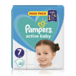Pampers pelene Active Baby 7 15+ kg 40 komada