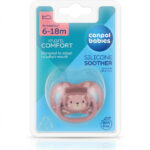 Canpol Babies varalica silikon simetrična 6-18 mjeseci, roze