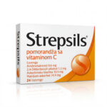 Strepsils pomorandža sa vitaminom C 24 pastile